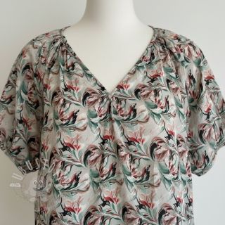 Viskosestoff RAYON POPLIN Diverse graphics design E digital print