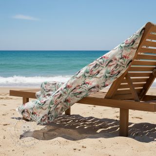 Viskosestoff RAYON POPLIN Diverse graphics design E digital print