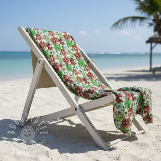 Viskosestoff RAYON POPLIN Knitted design E digital print