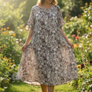 Viskosestoff RAYON POPLIN Pattern design G digital print