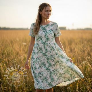 Viskosestoff RAYON POPLIN Bright flowers design D digital print