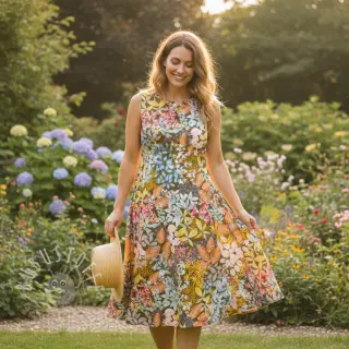 Viskosestoff Maelle kaki
