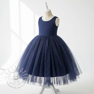 Feintüll ROYAL MULTI FOIL navy