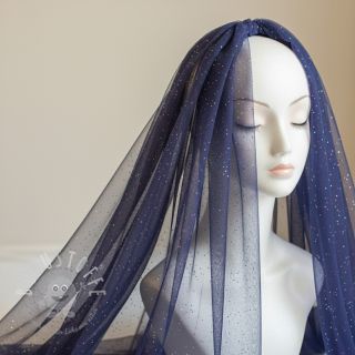 Feintüll ROYAL MULTI FOIL navy