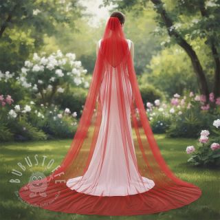 Feintüll red 160 cm