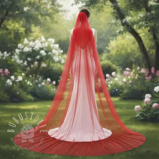 Feintüll red 160 cm