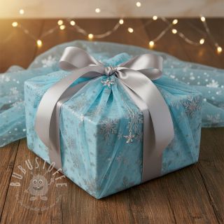 Feintüll Crystal aqua