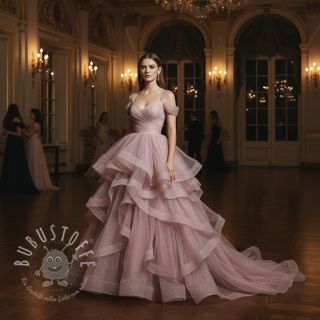 Feintüll ROYAL SPARKLE old blush gold