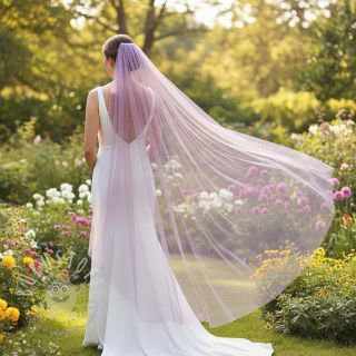 Feintüll ROYAL SPARKLE dark lilac gold