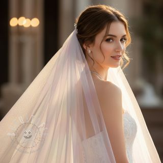 Feintüll Rainbow design I