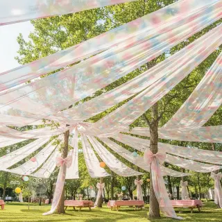 Feintüll Rainbow design H