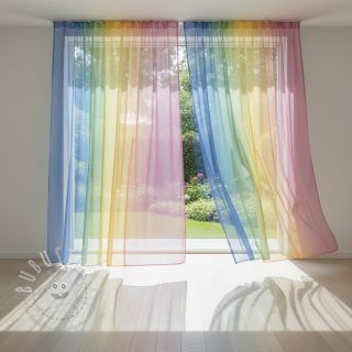 Feintüll Rainbow design C