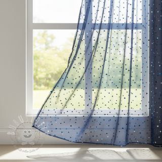 Feintüll ROYAL Hearts navy