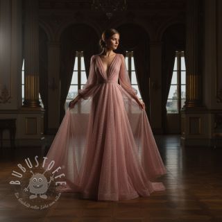 Feintüll ROYAL SPARKLE old rose gold