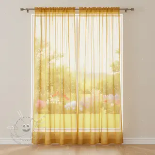 Feintüll ochre 160 cm