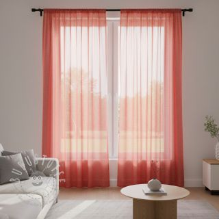 Feintüll ROYAL SPARKLE red silver