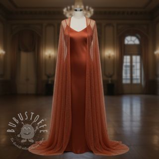 Feintüll ROYAL SPARKLE rust gold