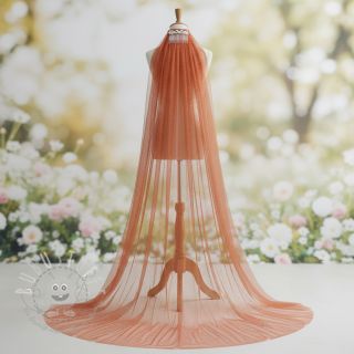 Feintüll ROYAL SPARKLE rust gold