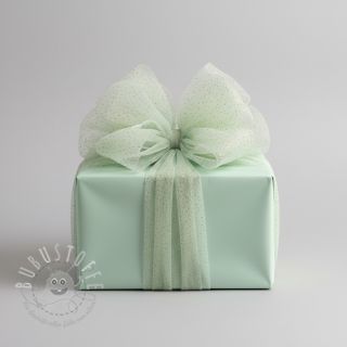 Feintüll ROYAL SPARKLE  mint gold