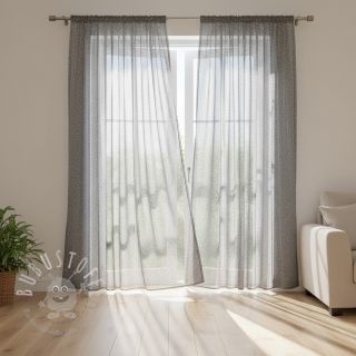 Feintüll ROYAL SPARKLE dark grey silver