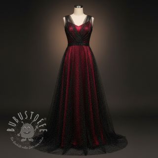 Feintüll ROYAL SPARKLE black silver