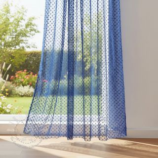 Feintüll SPOT cobalt