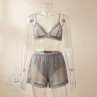 Feintüll SPOT dark grey