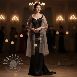 Feintüll SPOT dark taupe