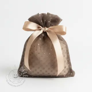 Feintüll SPOT dark taupe
