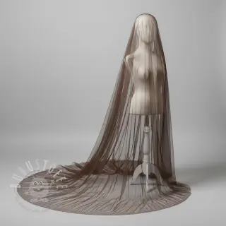 Feintüll chocolate 160 cm