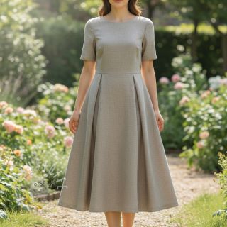 Leinen mit Baumwolle Lico beige