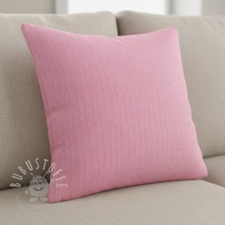 Leinen mit Baumwolle Fishbone fuchsia