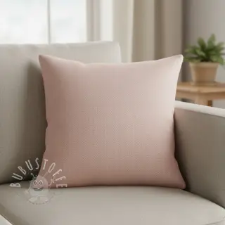 Leinen mit Baumwolle Fishbone pink