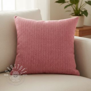 Leinen mit Baumwolle Fishbone red