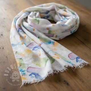 Leinen mit Baumwolle Bottles digital print