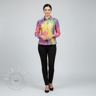 Baumwollstoff EMBROIDERY Tie dye Della design A