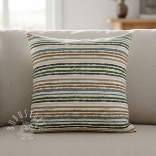 Baumwollstoff Small stripes Snoozy old green