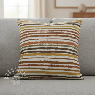 Baumwollstoff Small stripes Snoozy brick