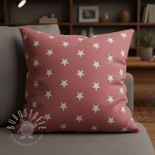 Baumwollstoff Stars blush