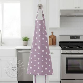 Baumwollstoff Stars lilac