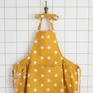 Baumwollstoff Stars yellow