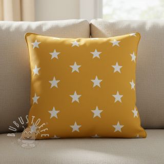Baumwollstoff Stars yellow