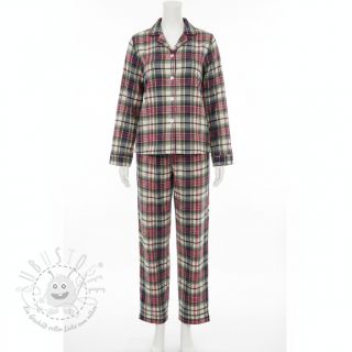 Baumwollstoff YARN DYED CHECK BRUSHED pickle