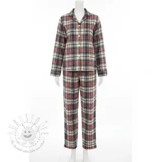Baumwollstoff YARN DYED CHECK BRUSHED pickle