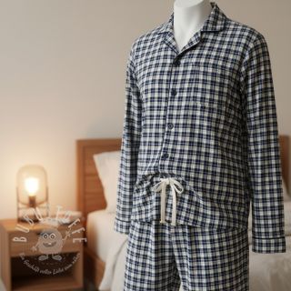 Baumwollstoff YARN DYED CHECK BRUSHED Silva design B