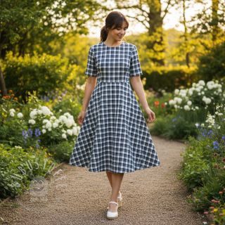 Baumwollstoff YARN DYED CHECK BRUSHED Silva design B