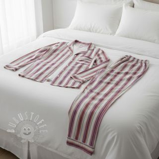 Baumwollstoff YARN DYED Line multi