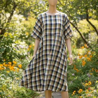 Baumwollstoff YARN DYED Square pickle