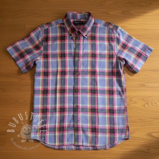 Baumwollstoff YARN DYED LUREX Check purple