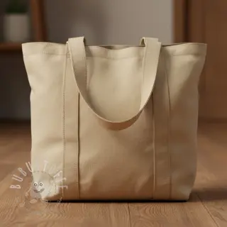 Baumwollstoff popeline light brown